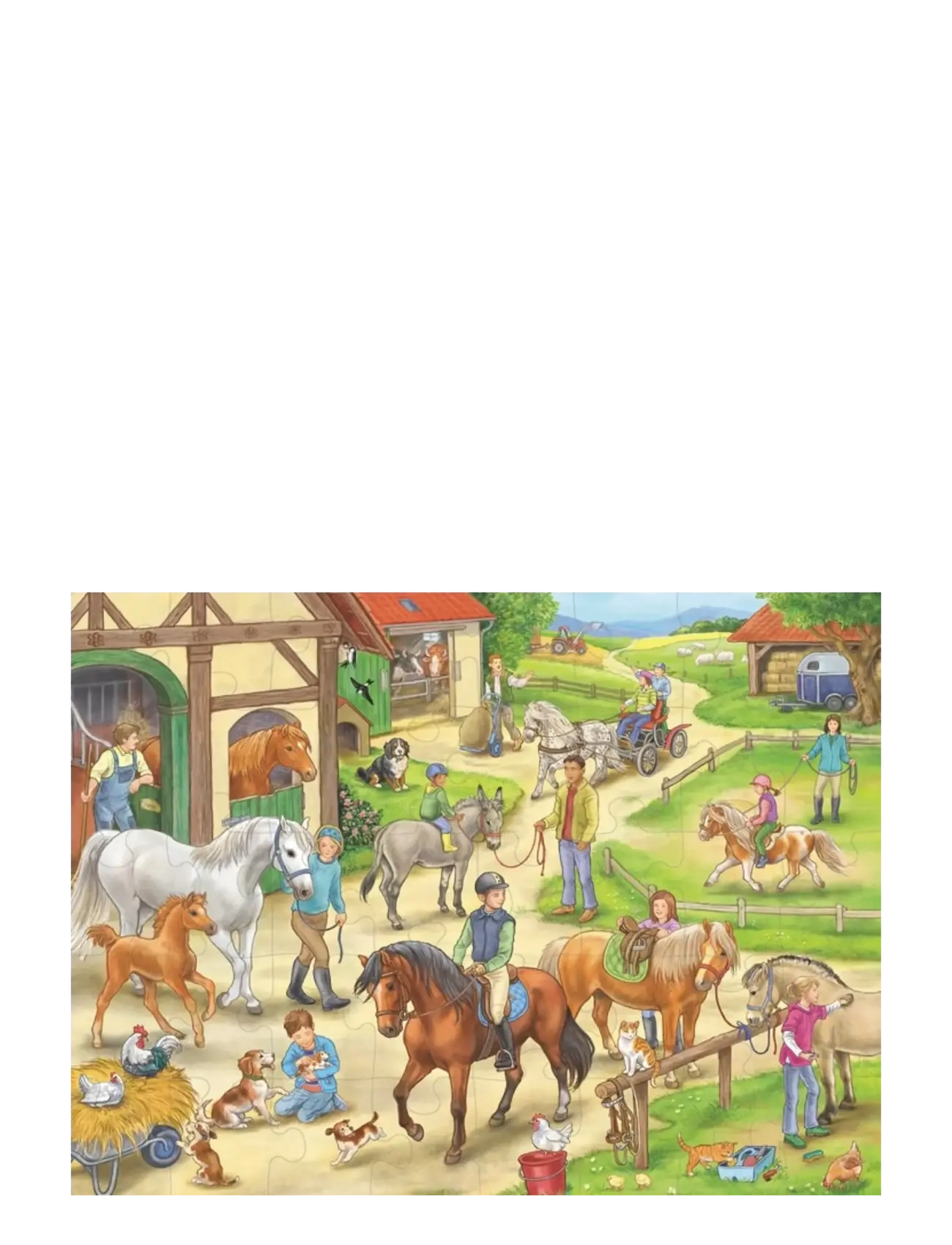Ravensburger - A Day At The Ranch 40p - klassiske puslespil - multi coloured - 1