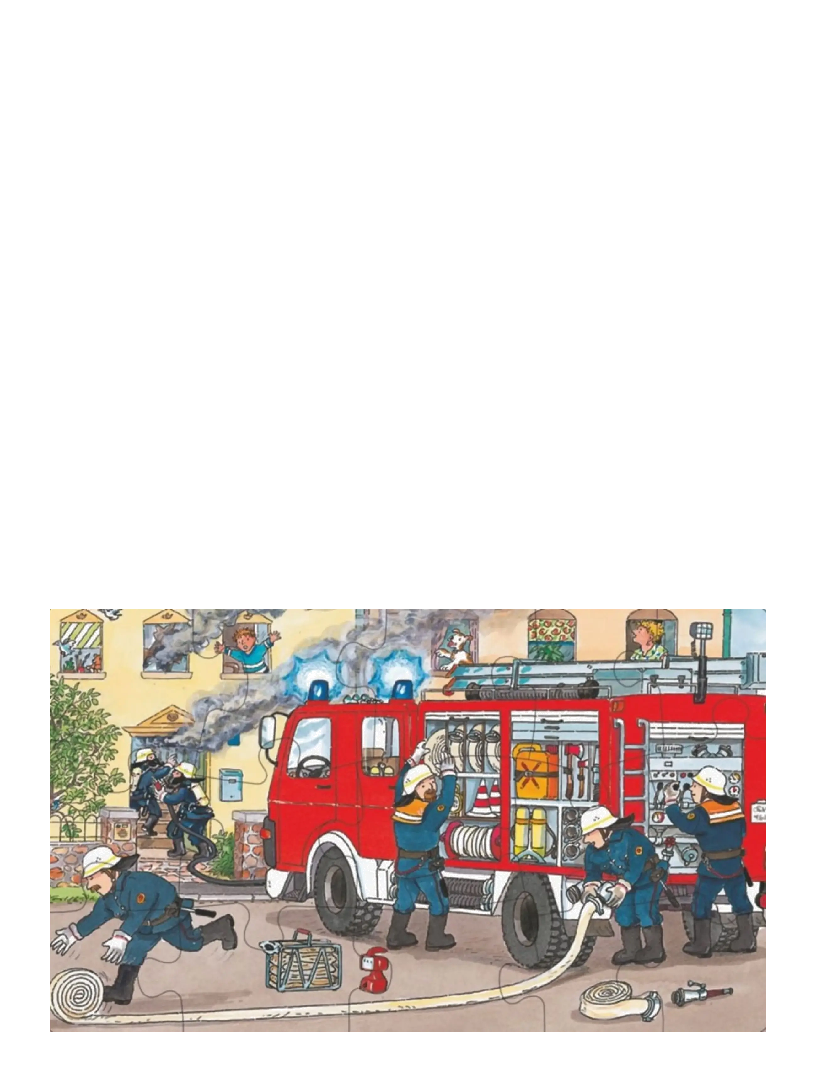 Ravensburger - My Fire Engine 15p - klassiske puslespil - multi coloured - 1