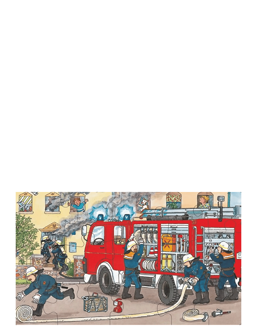 Ravensburger - My Fire Engine 15p - klassiske puslespil - multi coloured - 1