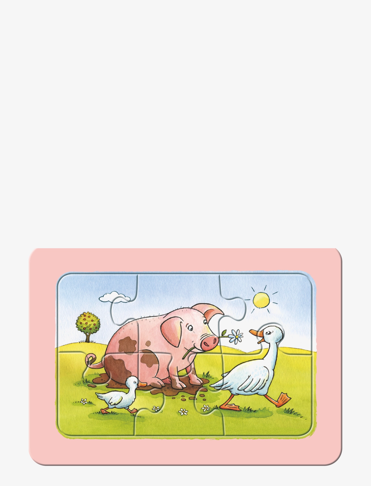 Ravensburger - Gode dyrevenner 3x6p - klassiske puslespill - multi coloured - 2