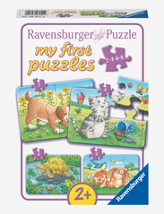 Ravensburger - Cute Pets 2/4/6/8p - klassiske puslespil - multi coloured - 0