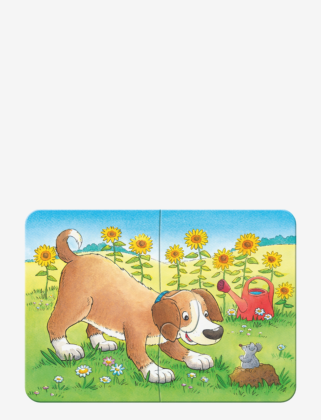 Ravensburger - Cute Pets 2/4/6/8p - klassiske puslespil - multi coloured - 1