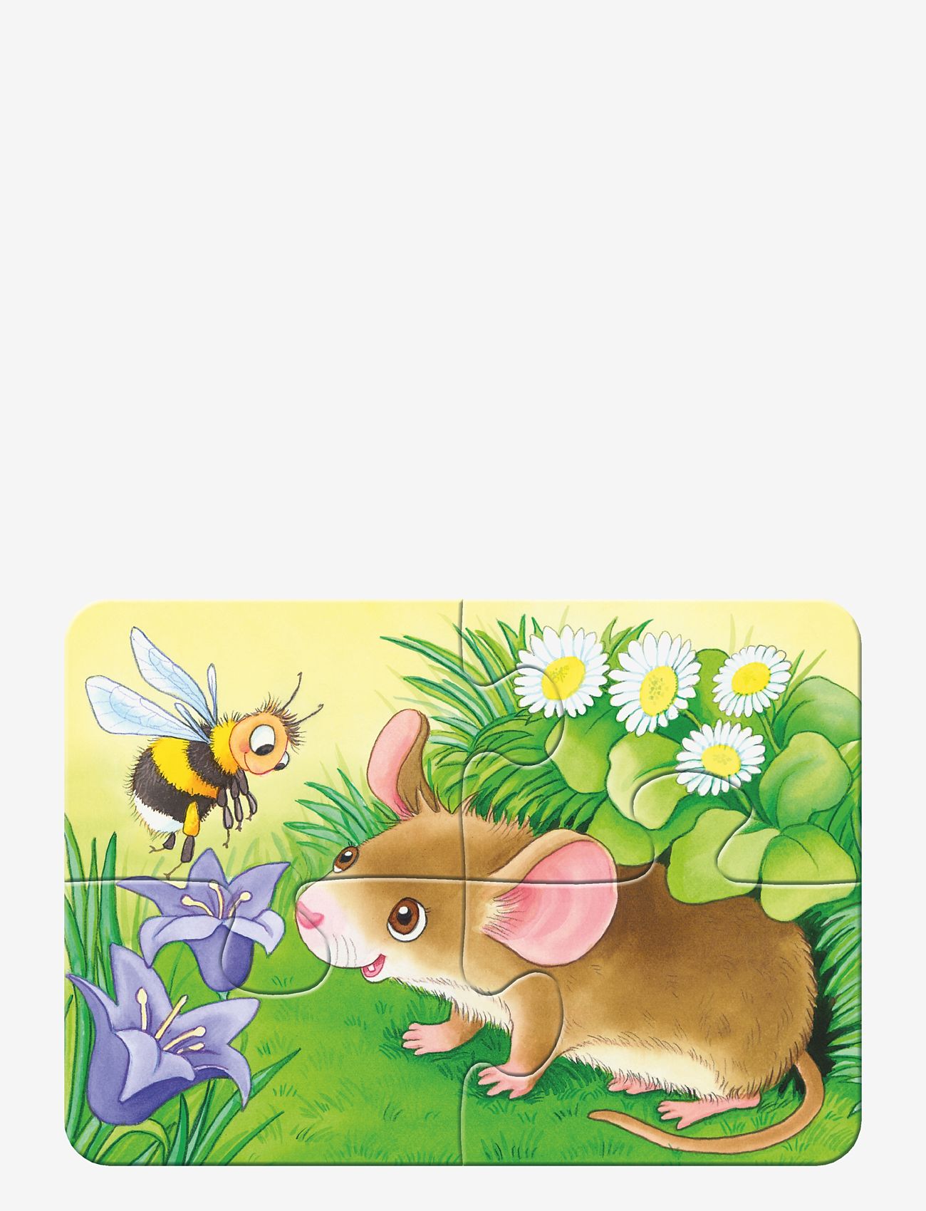 Ravensburger - Sweet Garden Residents 2/4/6/8p - klassiske puslespil - multi coloured - 3