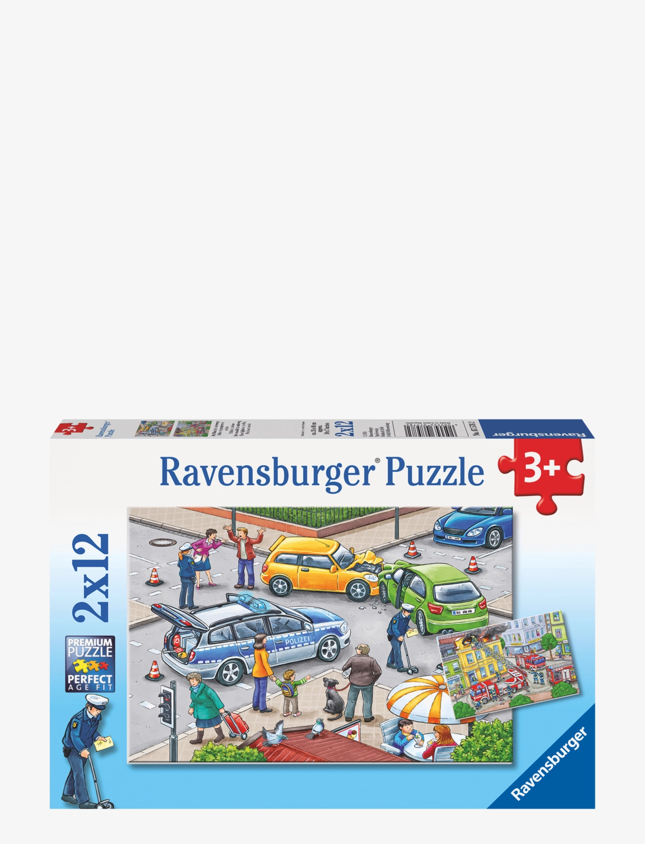 Ravensburger - Blue Lights On The Way 2x12p - klassísk púsl - multi coloured - 0