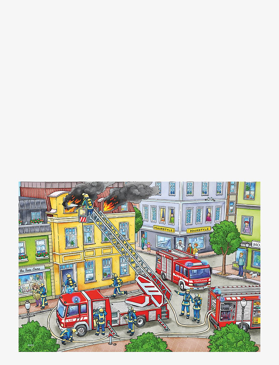 Ravensburger - Blue Lights On The Way 2x12p - klassísk púsl - multi coloured - 1