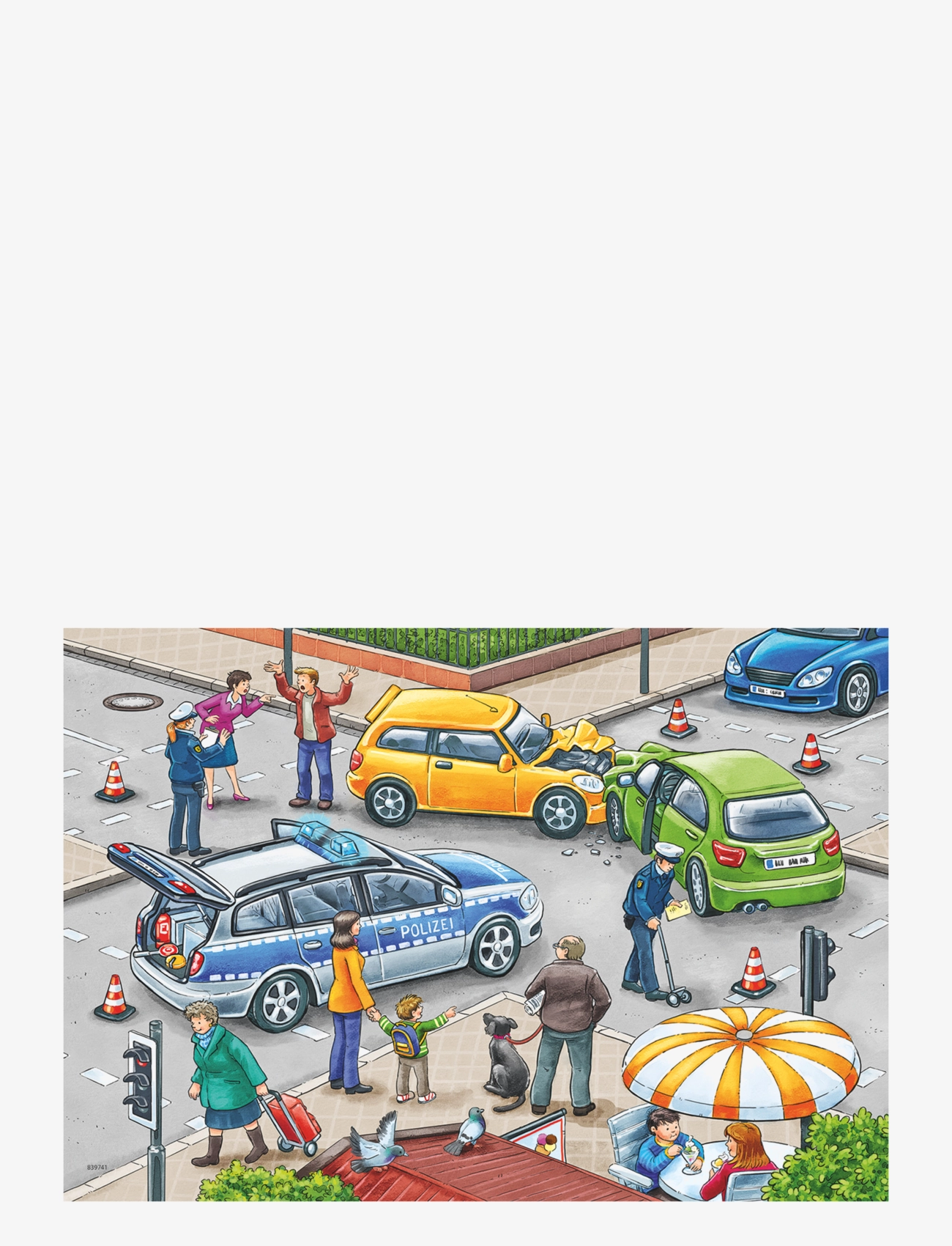 Ravensburger - Blue Lights On The Way 2x12p - klassísk púsl - multi coloured - 2