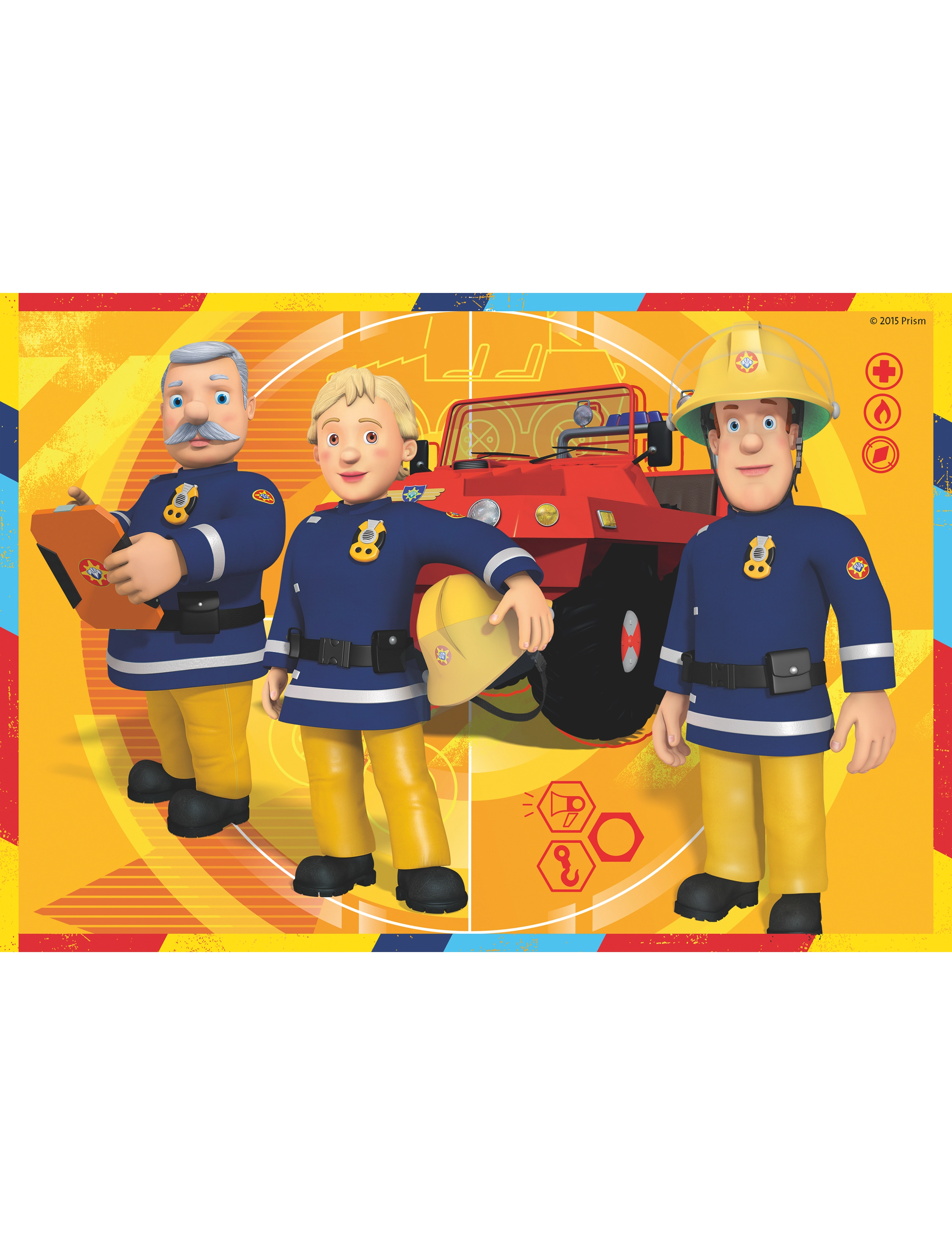 Ravensburger Fireman Sam In Action 2X12P, Børn, Classic Puslespil, Multi/mønstret, Str: ONE SIZE