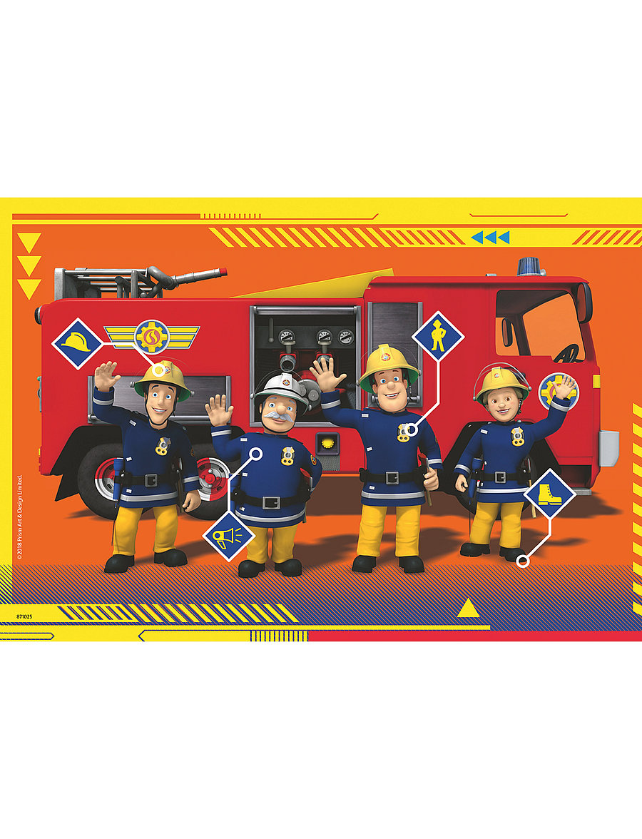 Ravensburger - Fireman Sam To The Rescue 2x24p - classic puzzles - multi coloured - 2