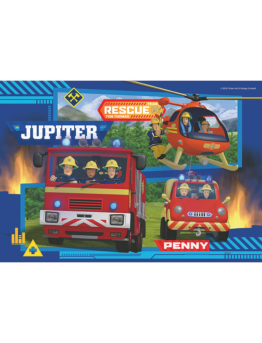 Ravensburger - Fireman Sam To The Rescue 2x24p - classic puzzles - multi coloured - 3