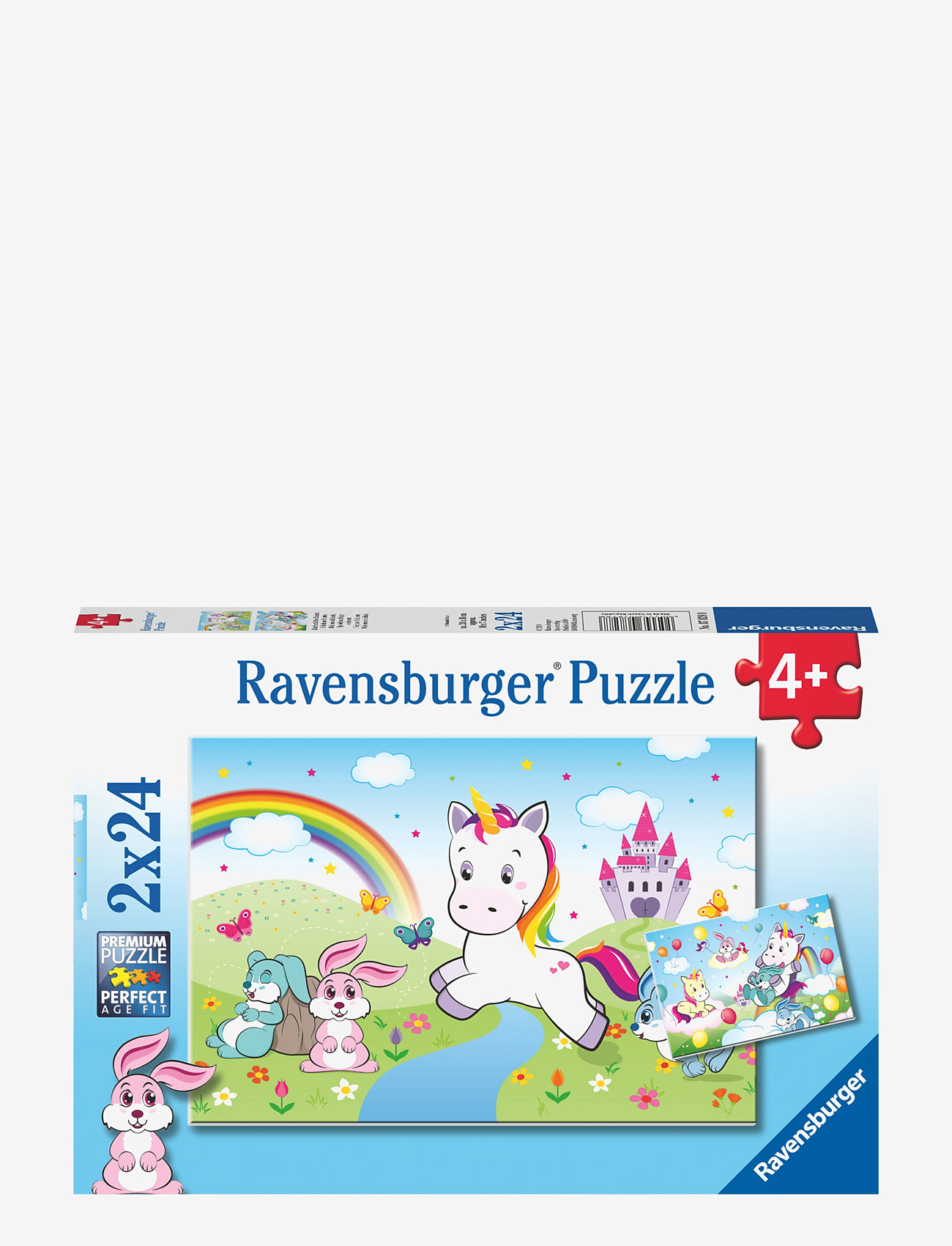 Ravensburger - Unicorn 2x24p - klassiske puslespil - multi coloured - 0