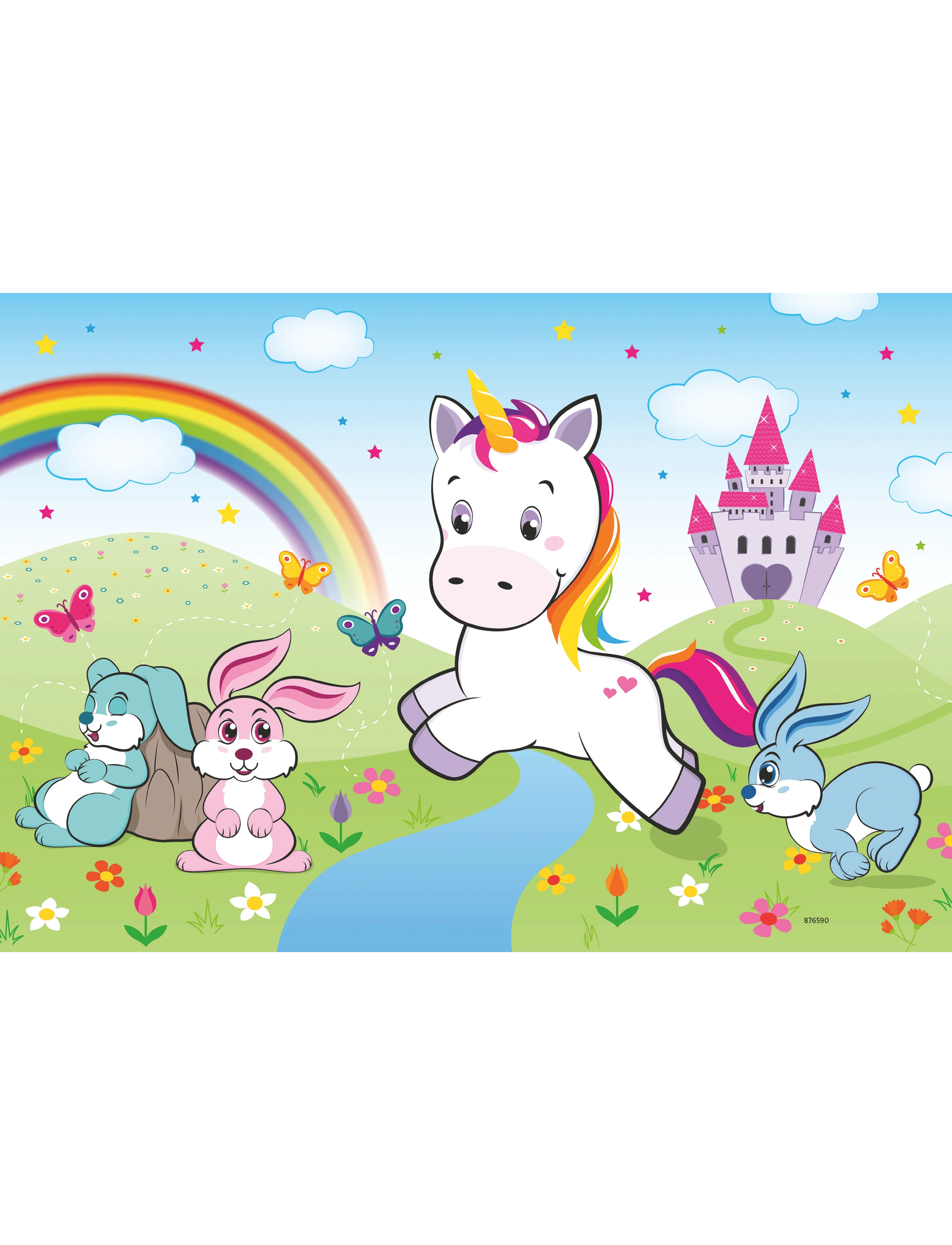 Ravensburger - Unicorn 2x24p - classic puzzles - multi coloured - 2