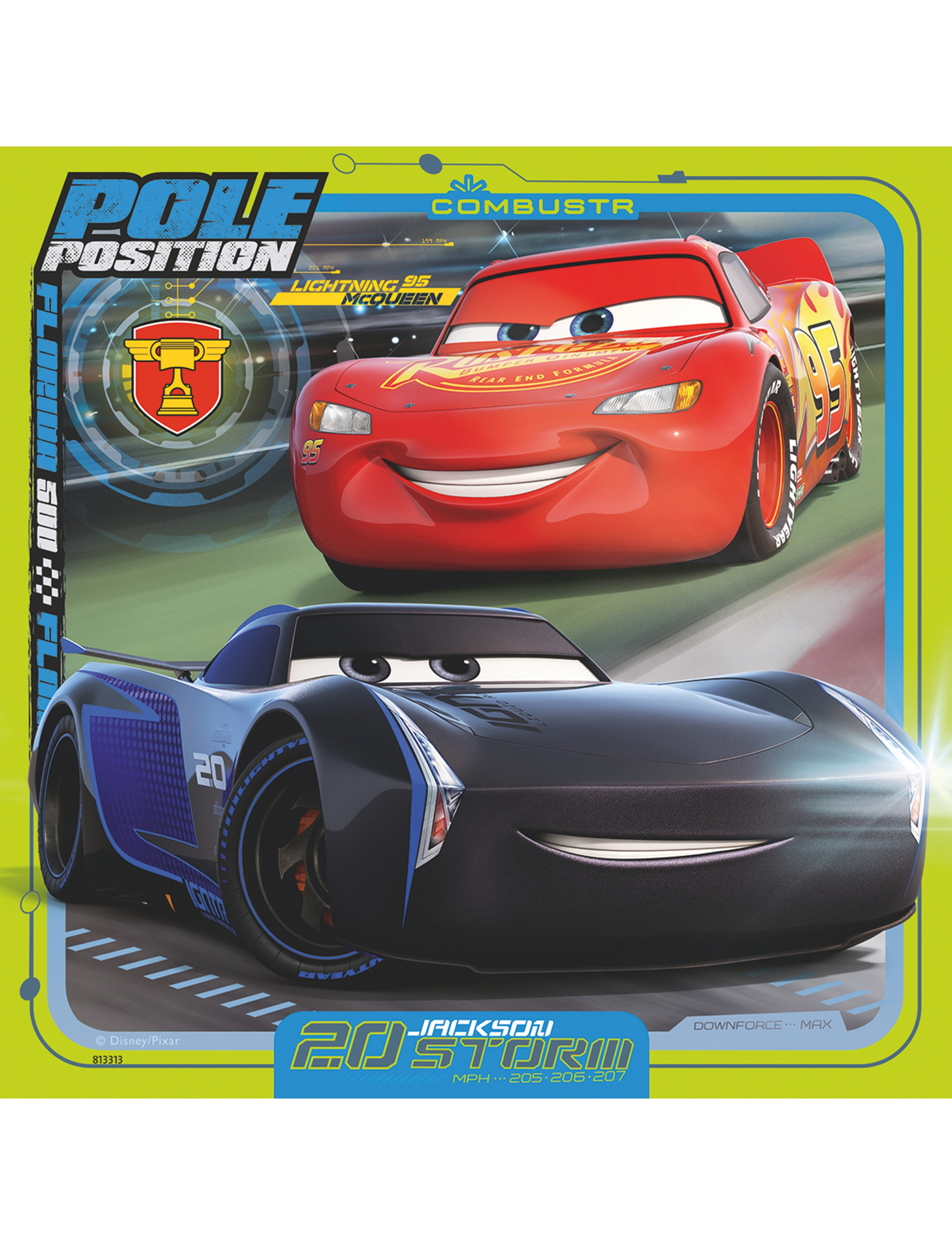 Ravensburger - Cars Legends Of The Track 3x49p - klassiske puslespil - multi coloured - 2