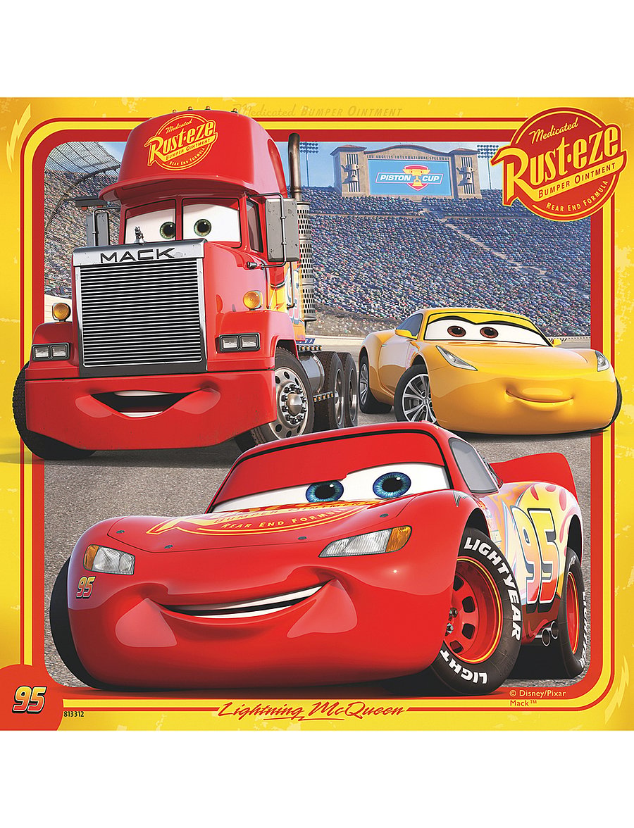 Ravensburger - Cars Legends Of The Track 3x49p - klassísk púsl - multi coloured - 3