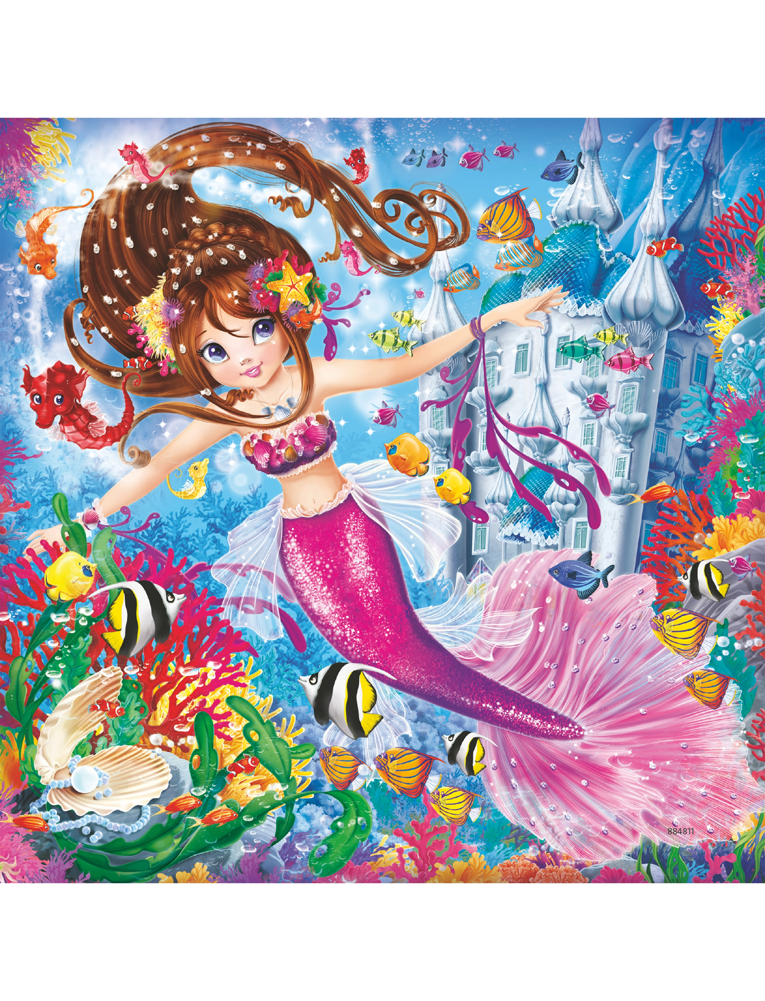 Ravensburger Charming Mermaids 3X49P, One Size, Multi/patterned, Puslespil > Klassiske Puslespil, Børn
