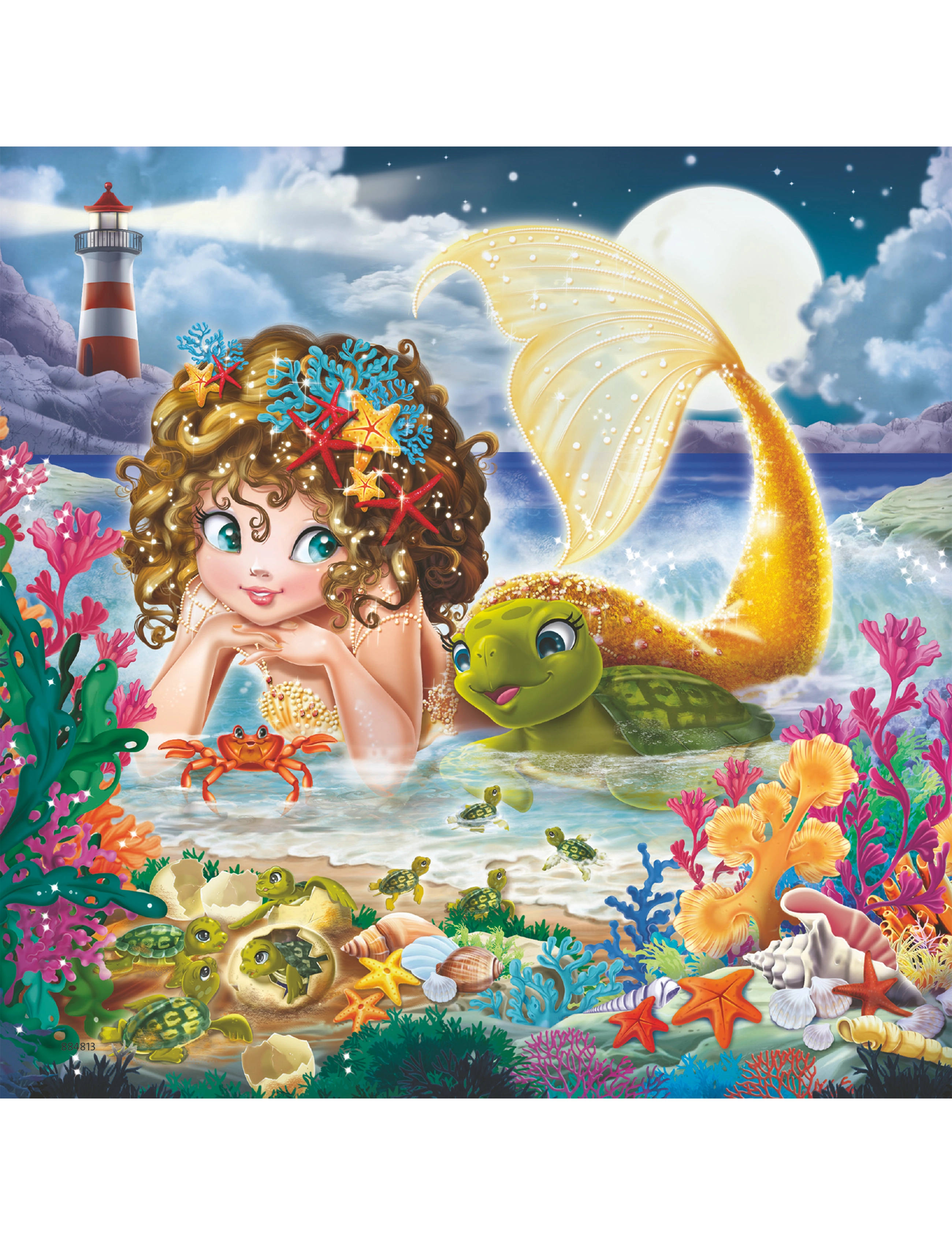 Ravensburger - Charming Mermaids 3x49p - klassiske puslespil - multi coloured - 3