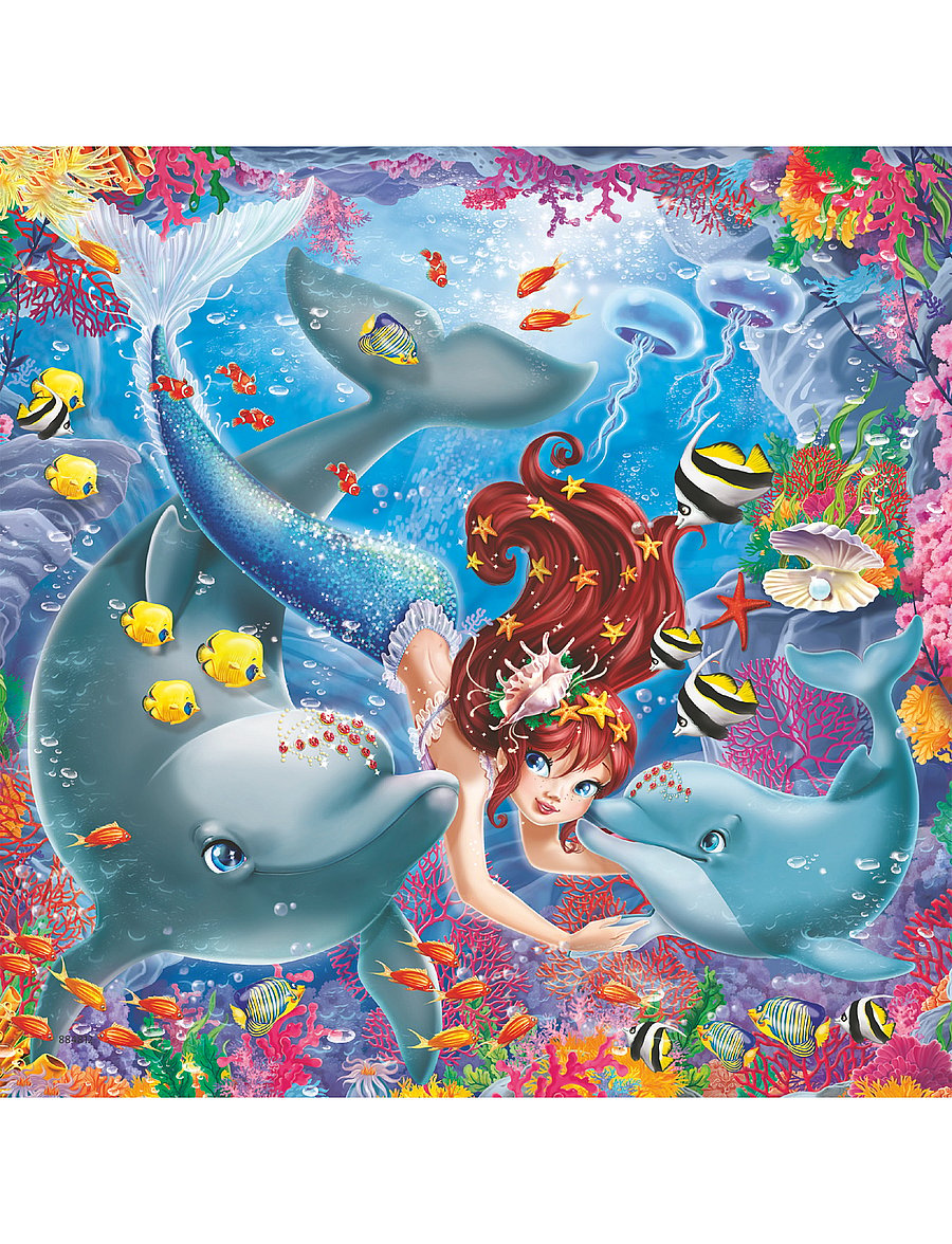 Ravensburger - Charming Mermaids 3x49p - klassísk púsl - multi coloured - 4
