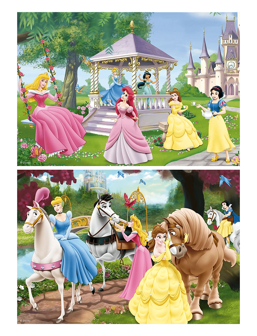 Ravensburger - Enchanting Princesses - 2x24p - klassiset palapelit - multi coloured - 2