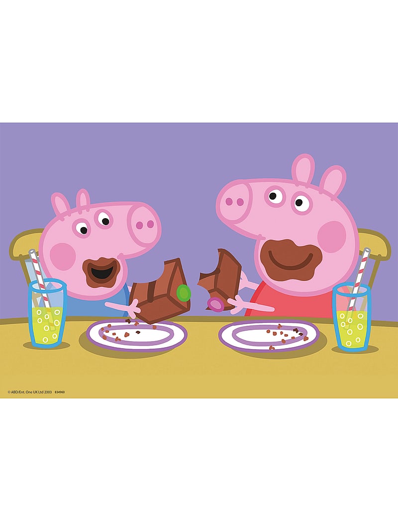 Ravensburger - Peppa Pig Happy Family Life 2x24p - klassísk púsl - multi coloured - 2