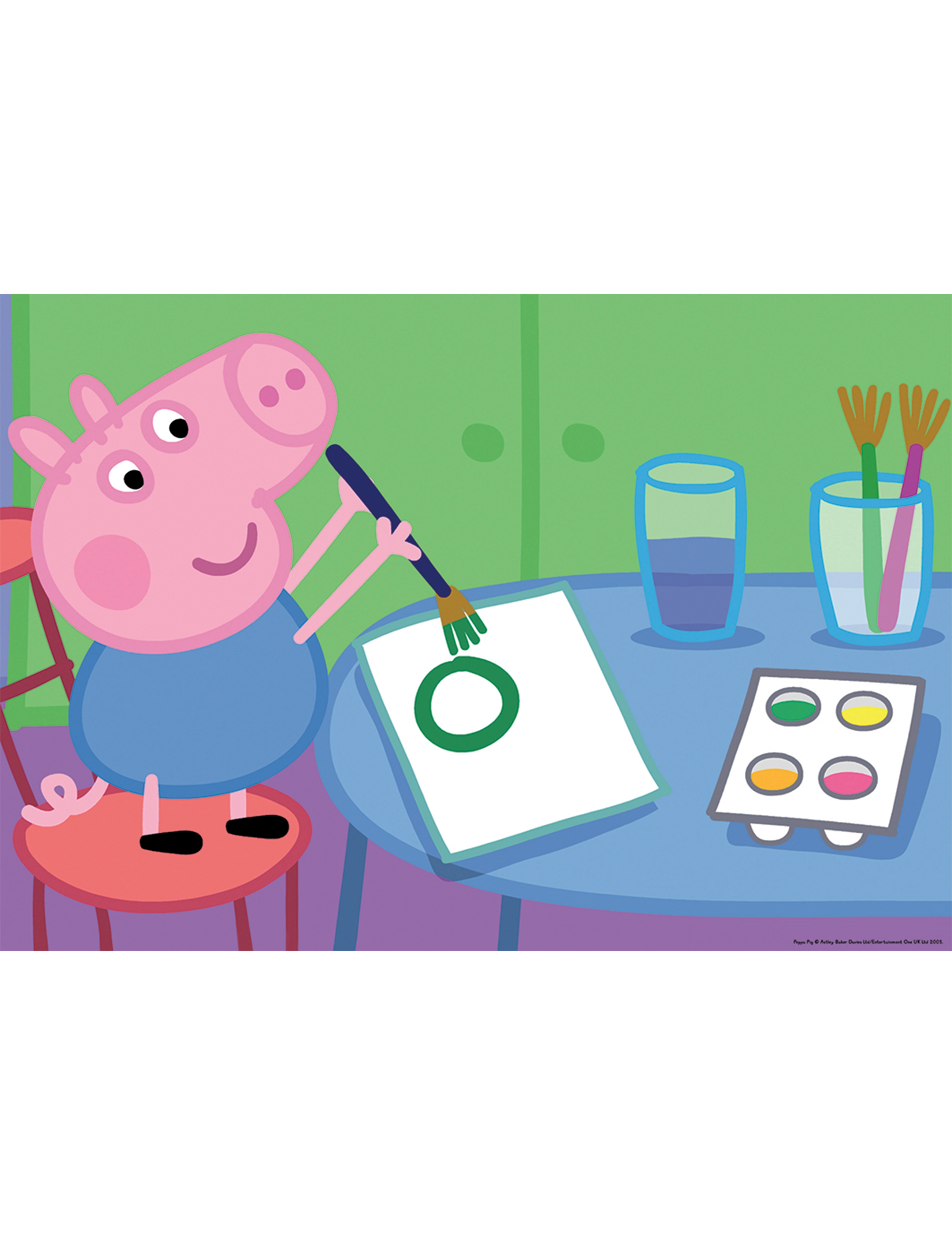 Ravensburger - Peppa Gris på skolen 2x24p - klassiske puslespill - multi coloured - 2