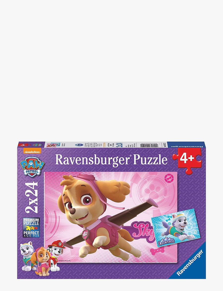 Ravensburger - Paw Patrol Skye & Everest 2x24p - klassiske puslespil - multi coloured - 1