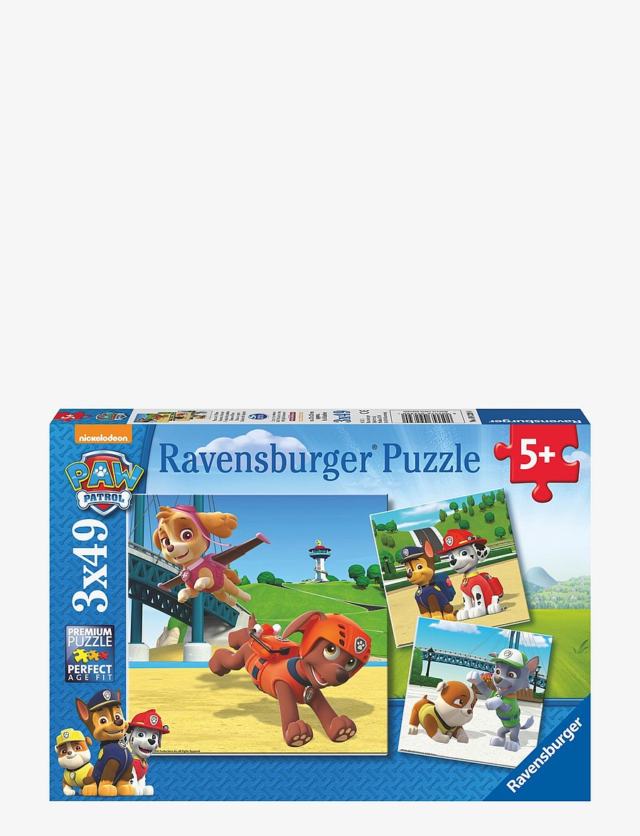 Ravensburger - Paw Patrol 3x49p - klassísk púsl - multi coloured - 1