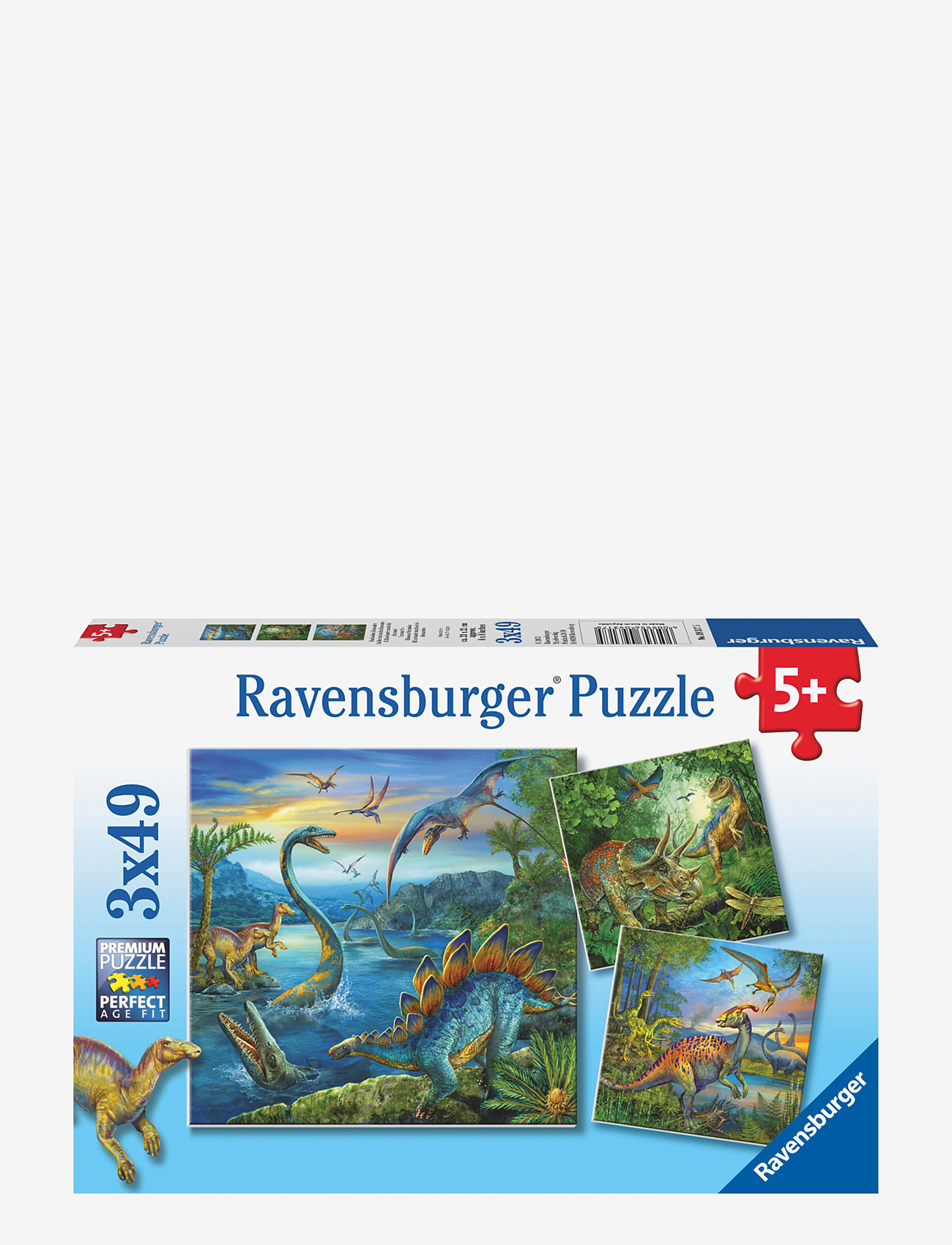 Ravensburger - Dinosaur Facination 3x49p - klassísk púsl - multi coloured - 1
