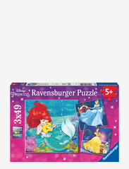 Ravensburger - Princesses Adventure - 3x49p - klassiske puslespil - multi coloured - 0