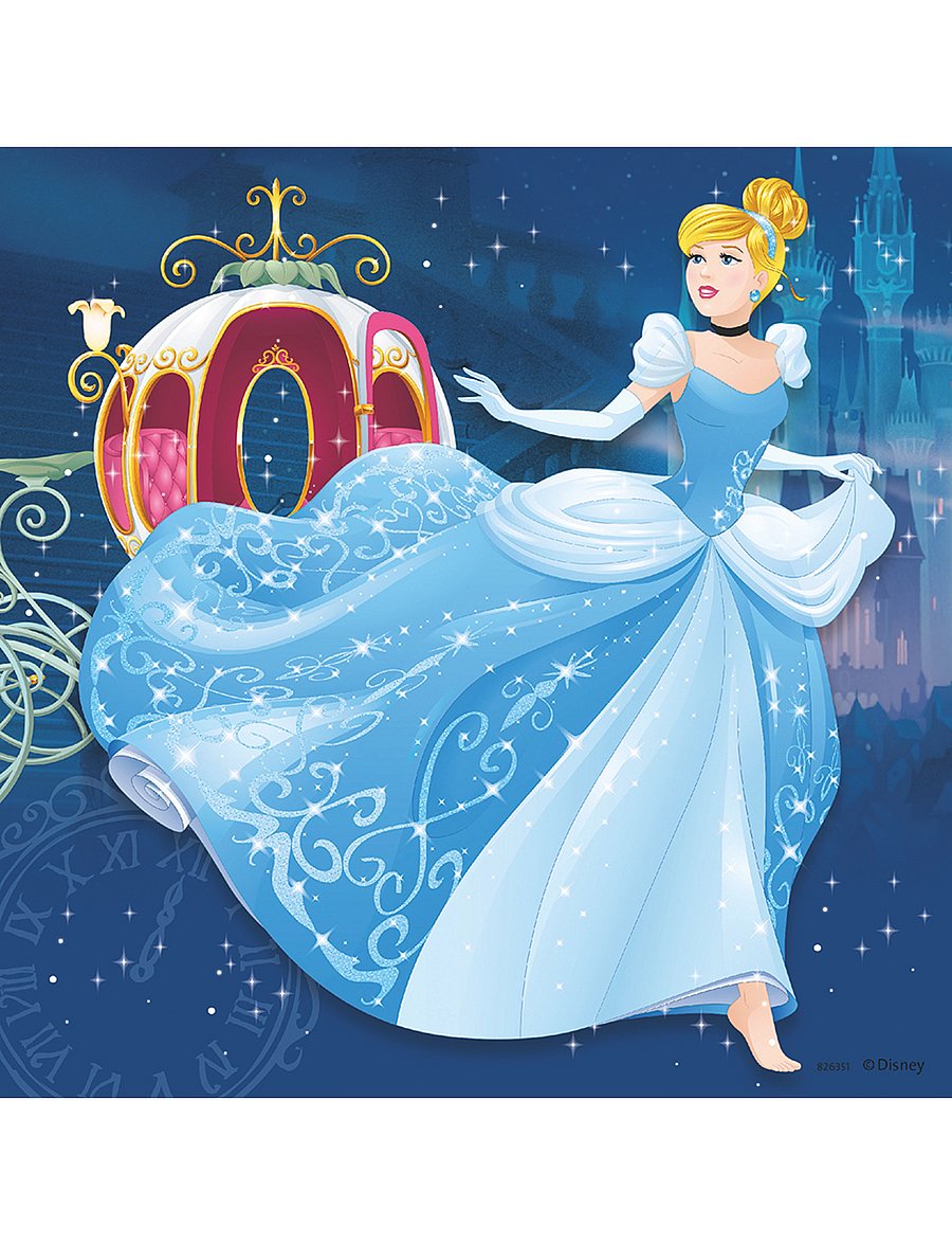 Ravensburger - Princesses Adventure - 3x49p - klassísk púsl - multi coloured - 4
