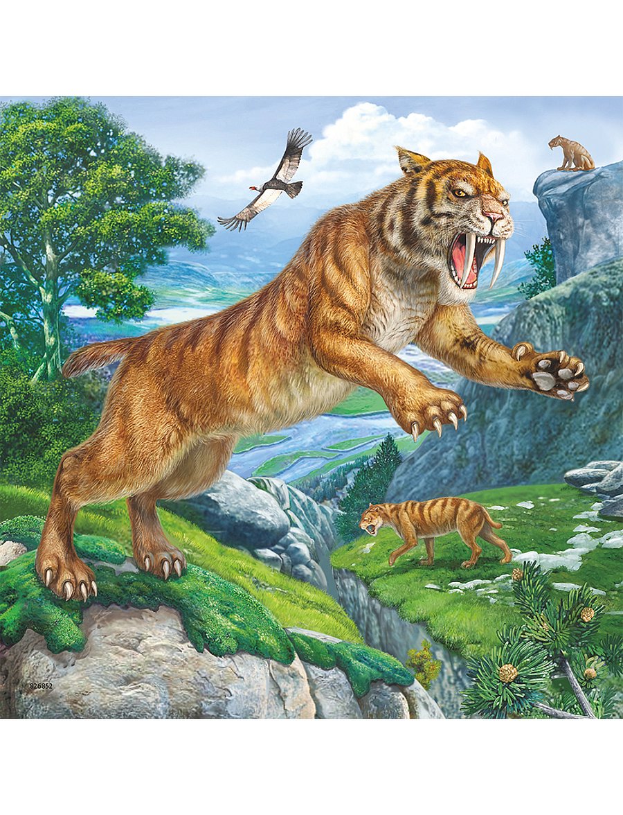 Ravensburger - Primeval Ruler 3x49p - classic puzzles - multi coloured - 1