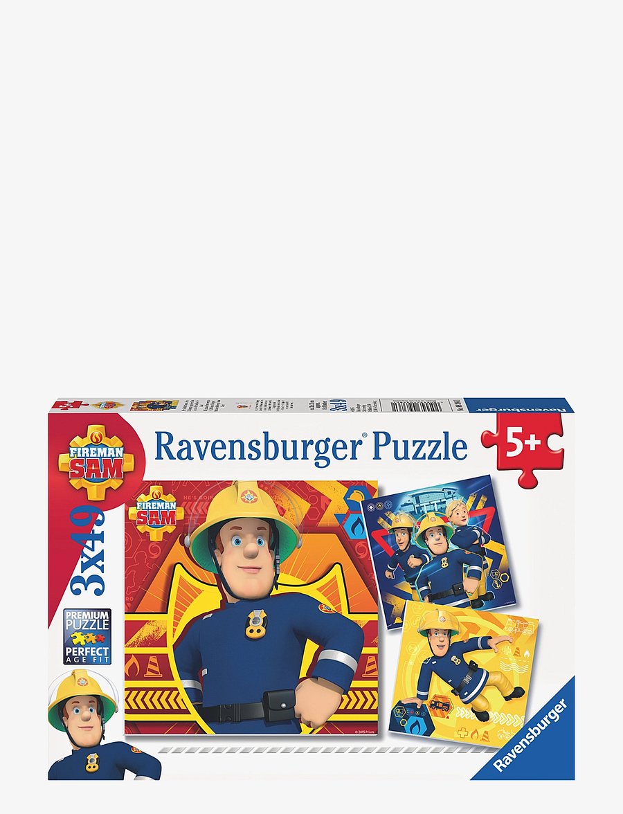 Ravensburger - Fireman Sam Call Sam In Danger 3x49p - klassísk púsl - multi coloured - 1