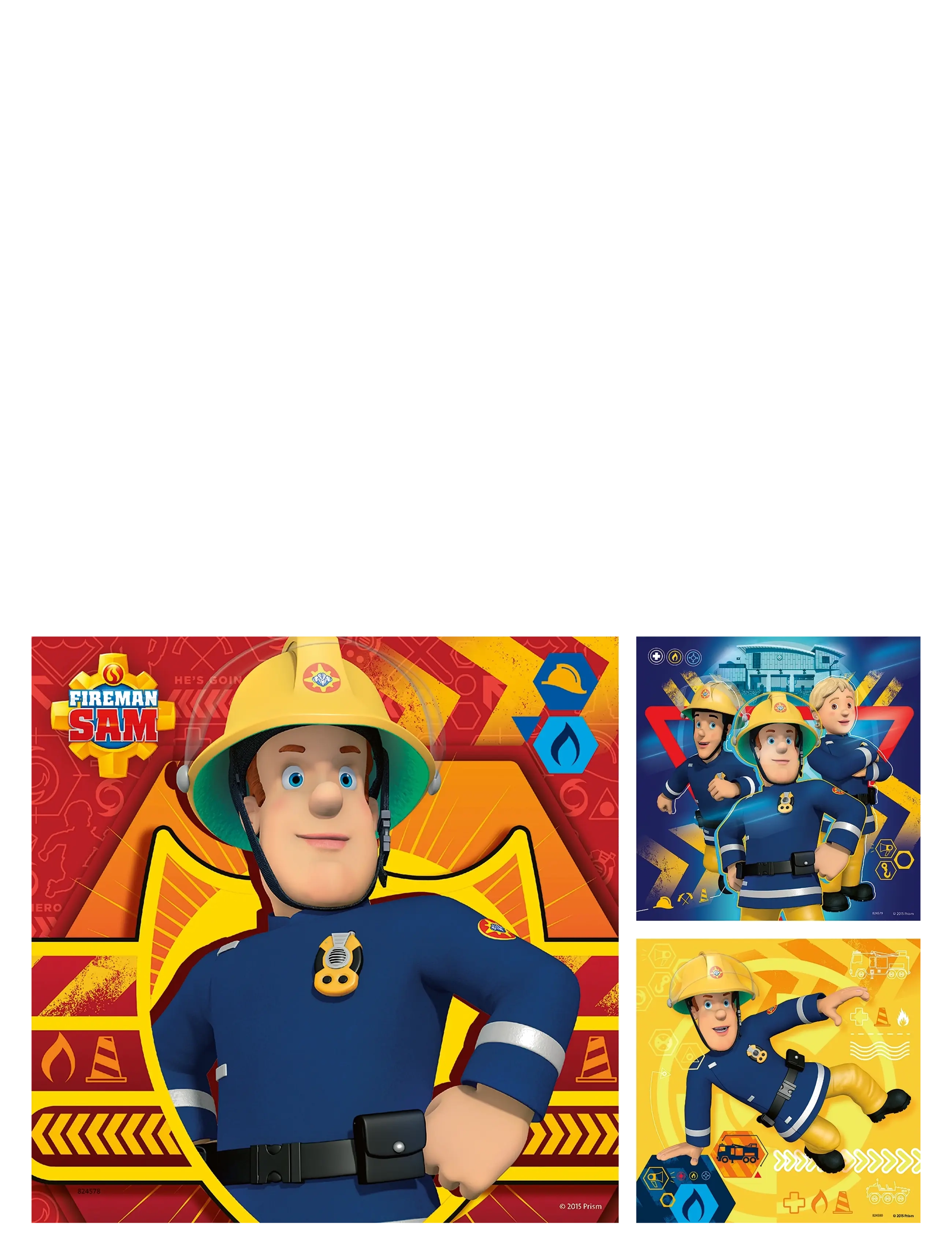 Ravensburger - Fireman Sam Call Sam In Danger 3x49p - klassiset palapelit - multi coloured - 2