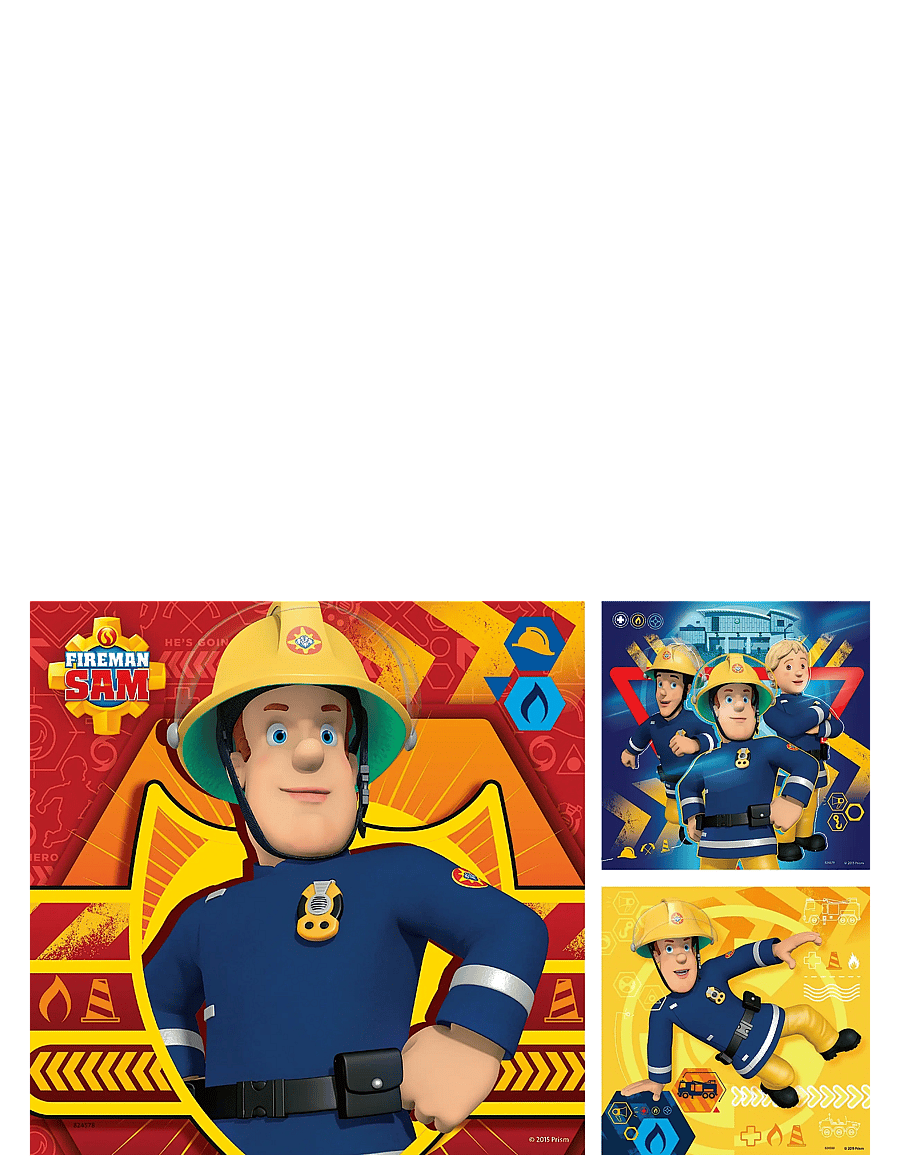 Ravensburger - Fireman Sam Call Sam In Danger 3x49p - klassísk púsl - multi coloured - 2