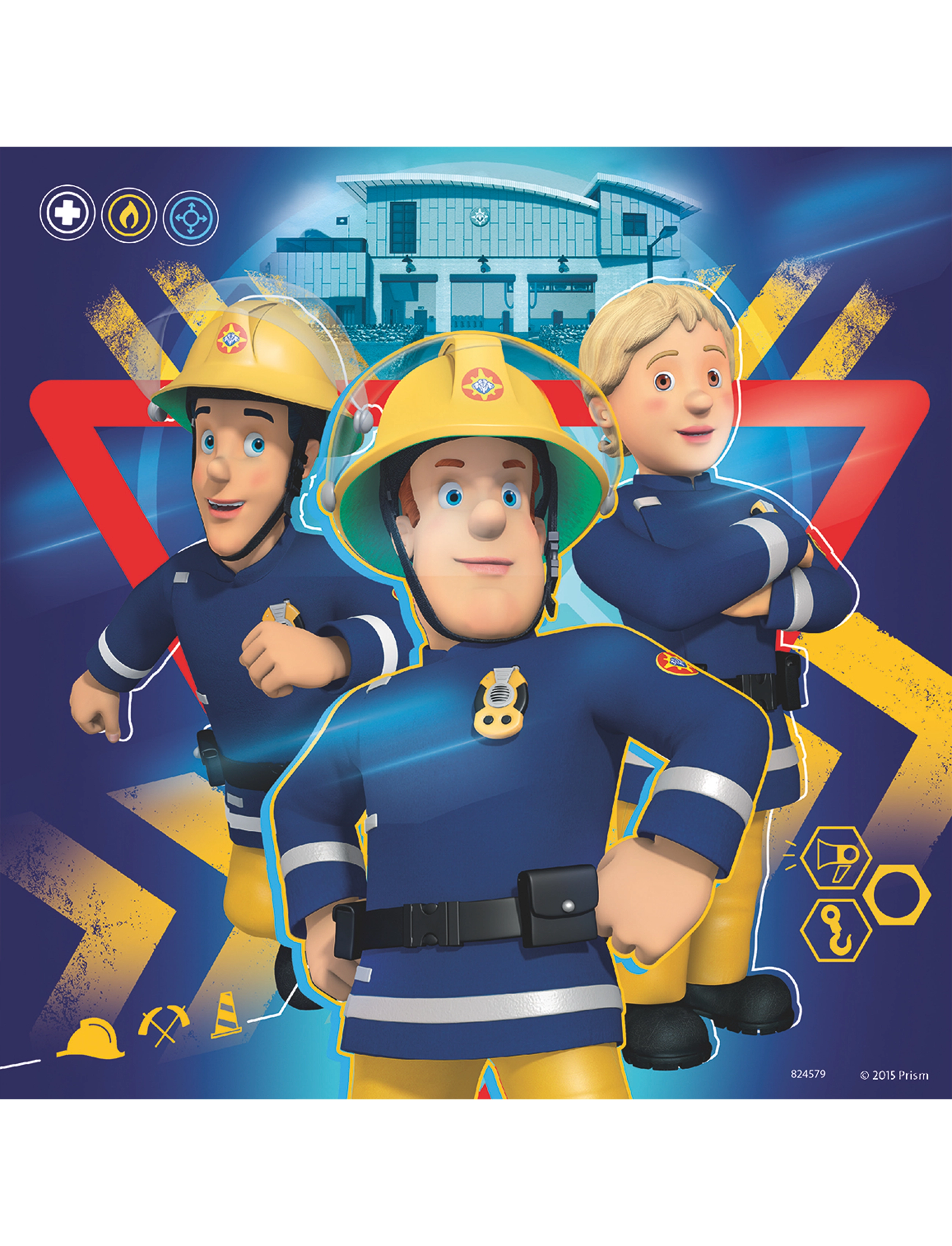 Ravensburger - Fireman Sam Call Sam In Danger 3x49p - klassiset palapelit - multi coloured - 3