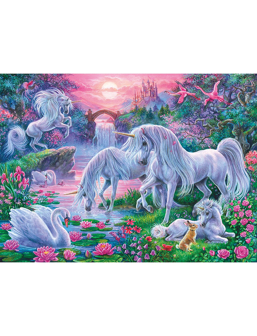 Ravensburger - Unicorns In The Sunset Glow 150p - klassiska pussel - multi coloured - 0