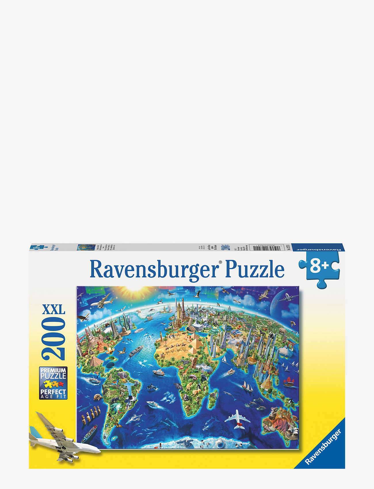 Ravensburger - World Landmarks Map 200p - klassiska pussel - multi coloured - 0
