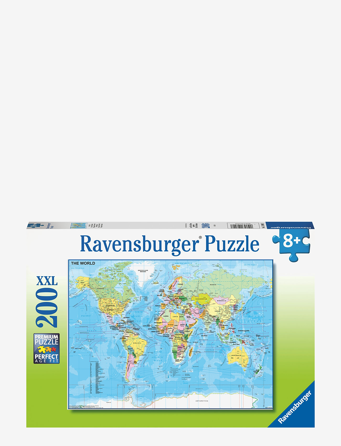 Ravensburger - Map Of The World 200p - klassiske puslespil - multi coloured - 1