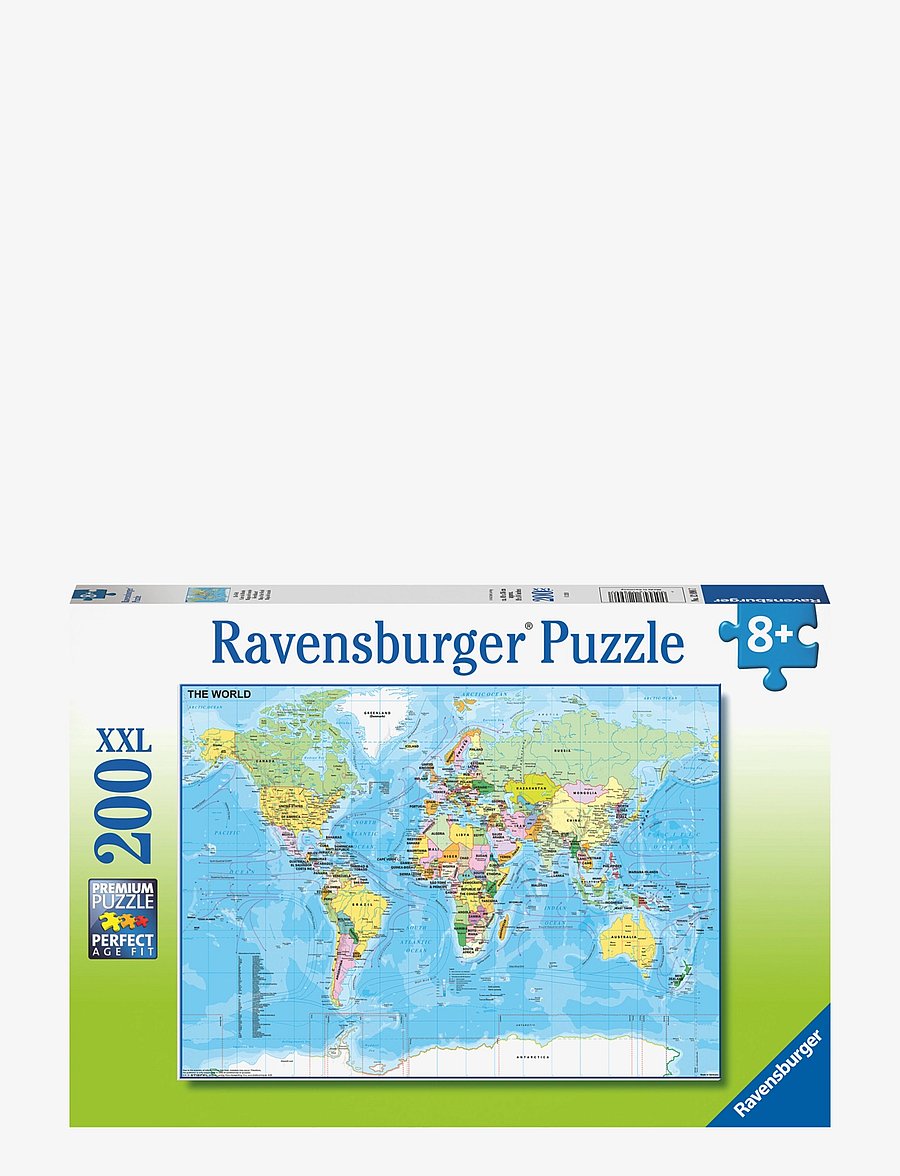 Ravensburger - Map Of The World 200p - klassísk púsl - multi coloured - 1