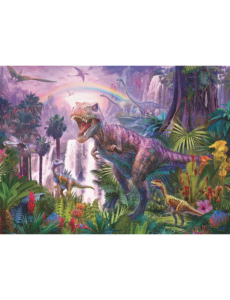 Ravensburger - Dinosaur Land 200p - klassísk púsl - multi coloured - 0