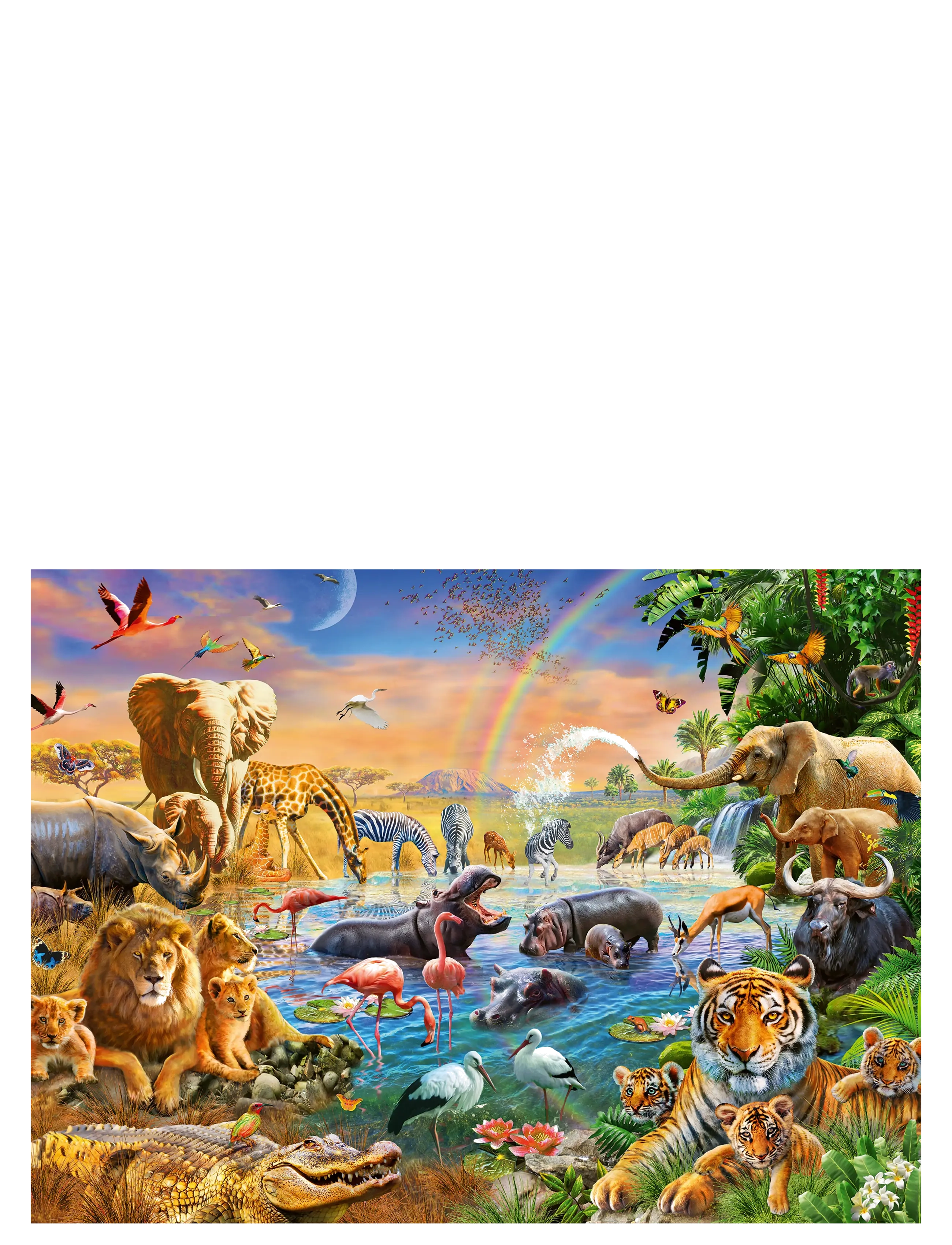 Ravensburger - Waterhole 100p - klassiska pussel - multi coloured - 1