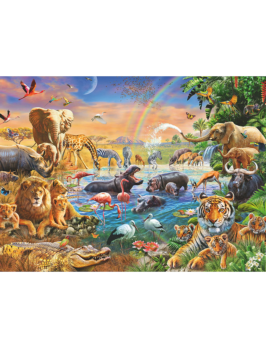 Ravensburger - Waterhole 100p - klassísk púsl - multi coloured - 0