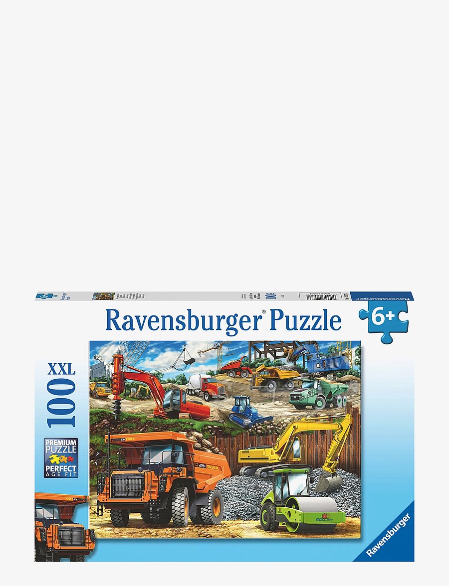 Ravensburger - Construction Vehicles 100p - klassiske puslespil - multi coloured - 1