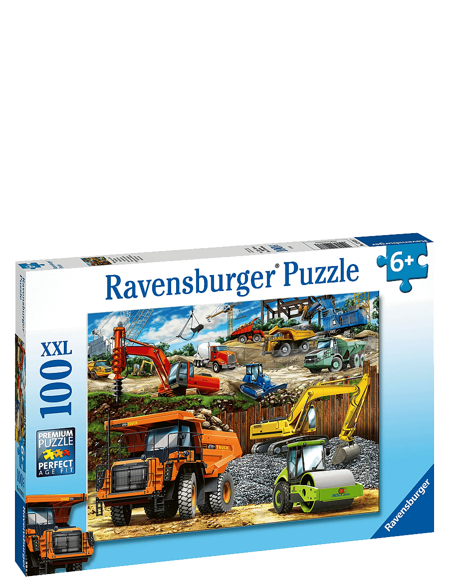 Ravensburger - Construction Vehicles 100p - klassiske puslespil - multi coloured - 2