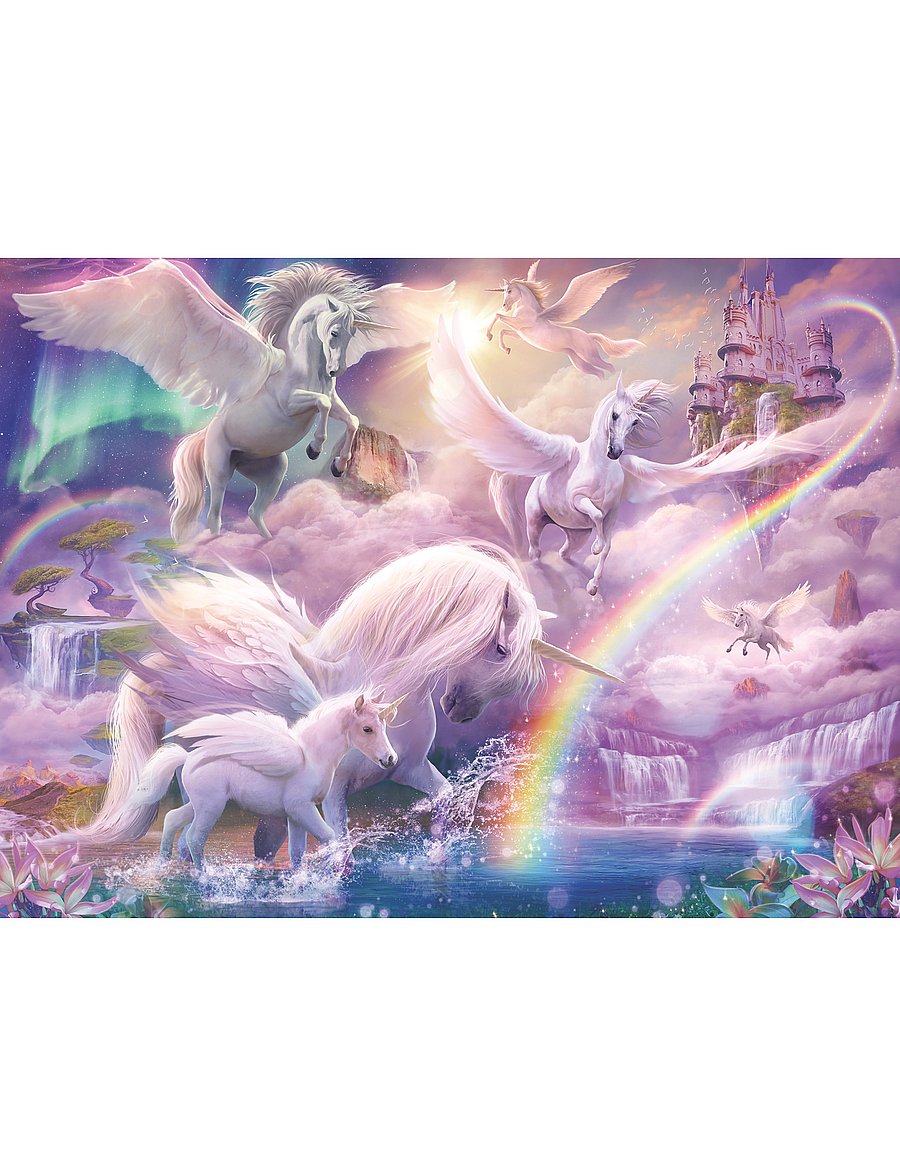 Ravensburger - Unicorn Pagasai 100p - klassiske puslespil - multi coloured - 0