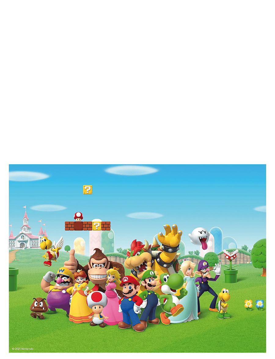 Ravensburger - Super Mario Adventure 200p - klassísk púsl - multi coloured - 2