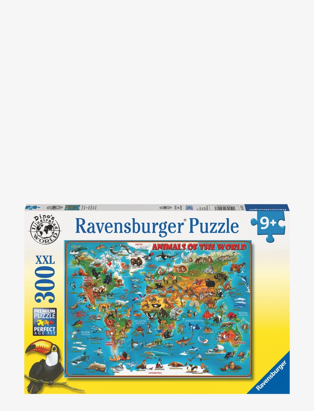 Ravensburger - Verdenskart 300p - klassiske puslespill - multi coloured - 0