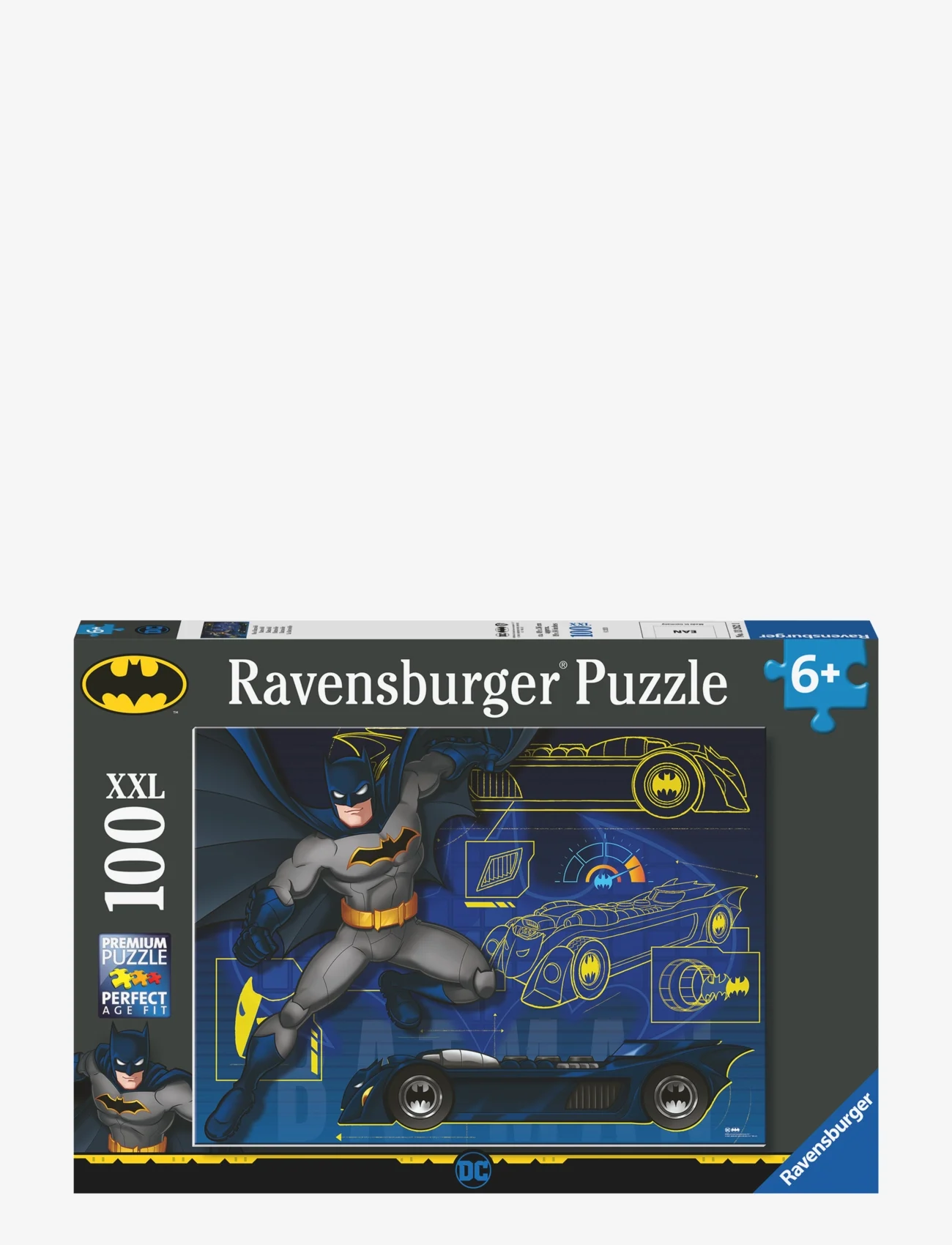 Ravensburger - Batman And Batmobile 100p - klassiske puslespill - multi coloured - 0