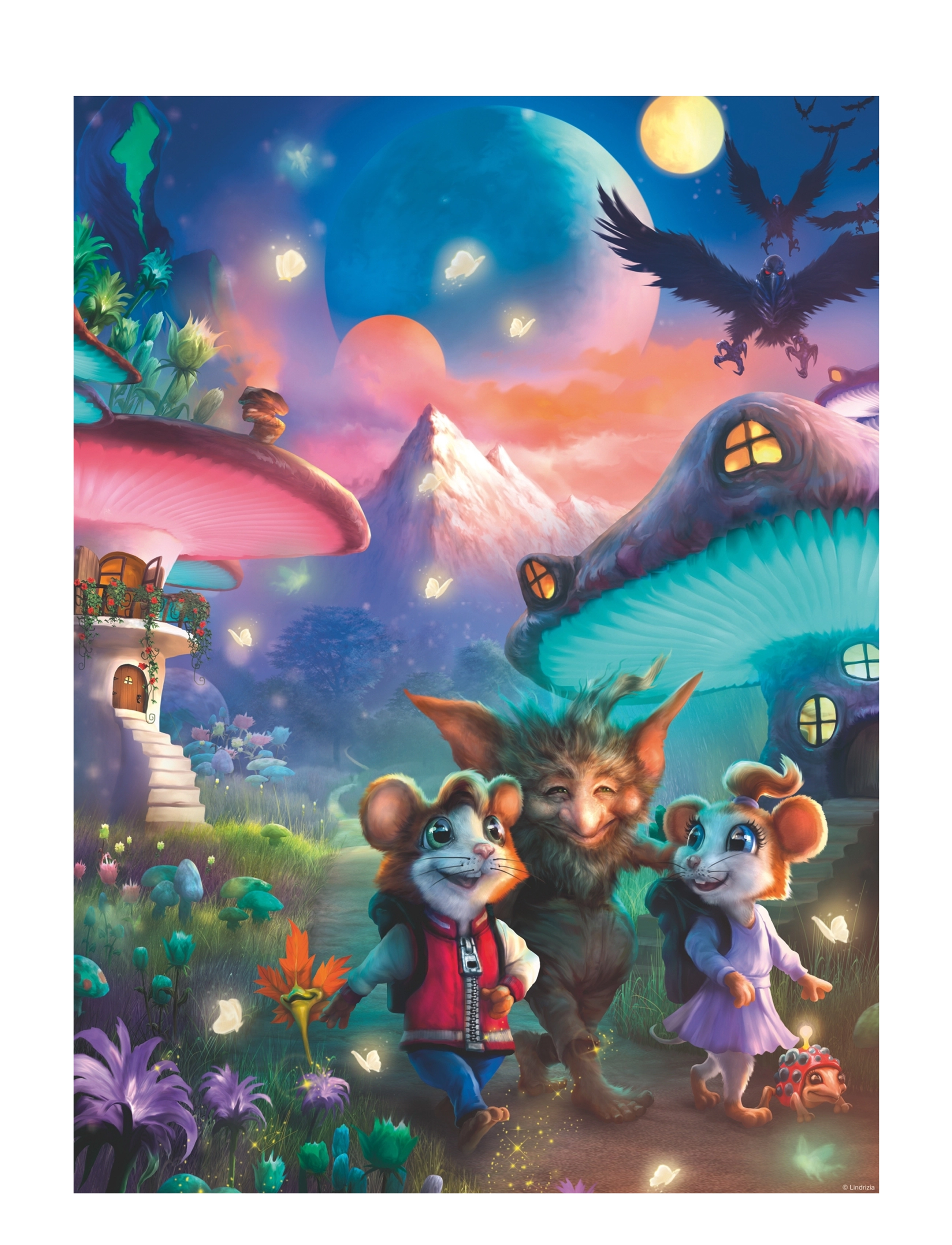 Ravensburger Musse & Helium  The Enchanting Mushroom Town 100p - App deal - MULTI COLOURED / multi