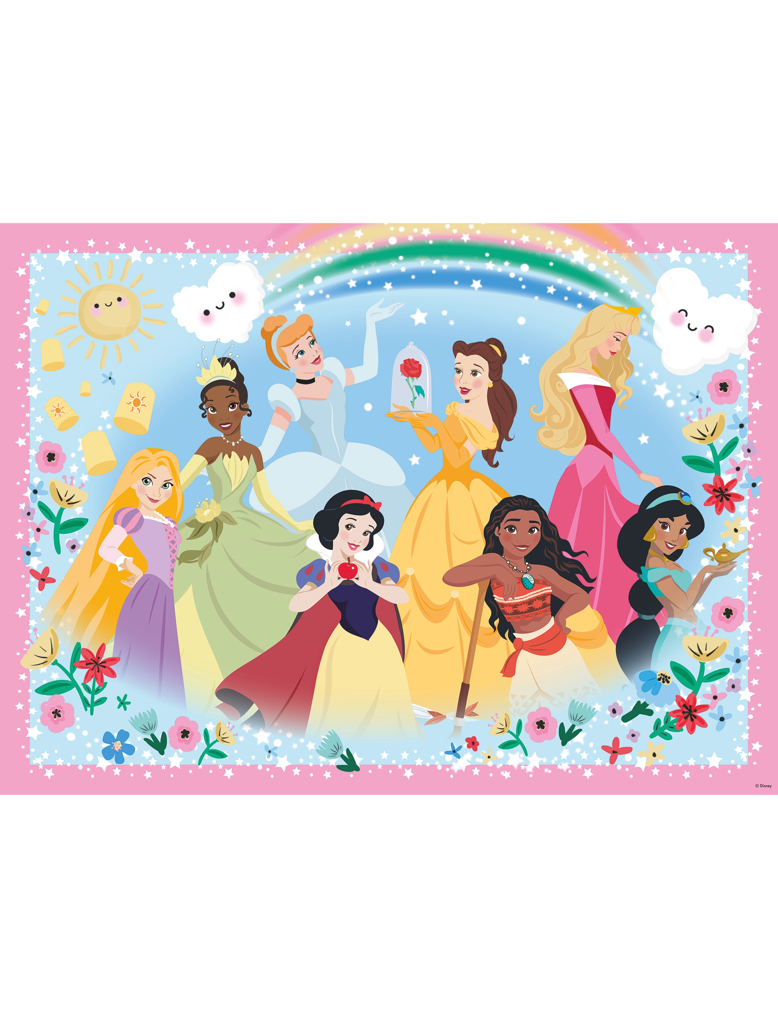 Ravensburger - Disney Princess Strong Beautyful and Brave 100p - klassísk púsl - multi coloured - 0
