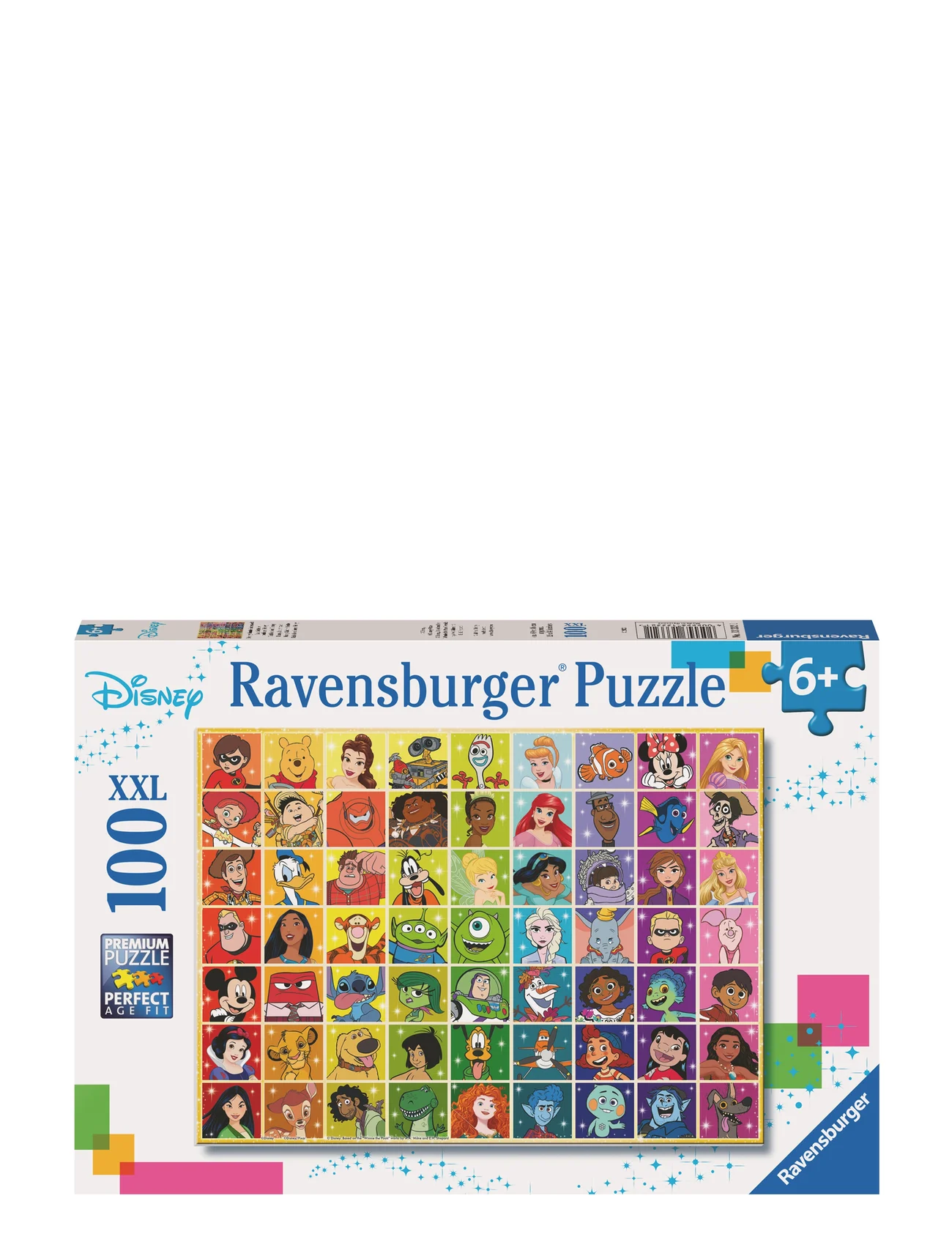 Ravensburger - Disney Multi Character 100p - klassiske puslespil - multi coloured - 0