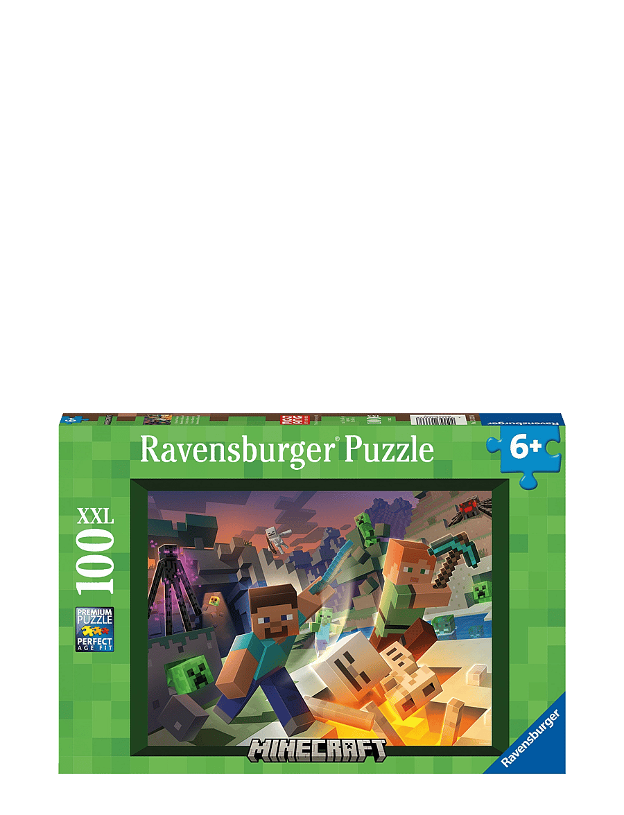 Ravensburger - Monster Minecraft 100p - classic puzzles - multi coloured - 0